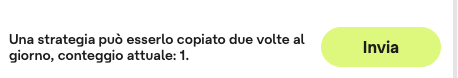 Pulsante Invia per avviare la copia su Ultima