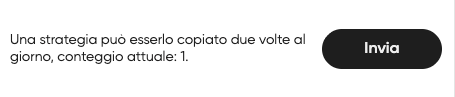 Pulsante Invia per avviare la copia su Vantage